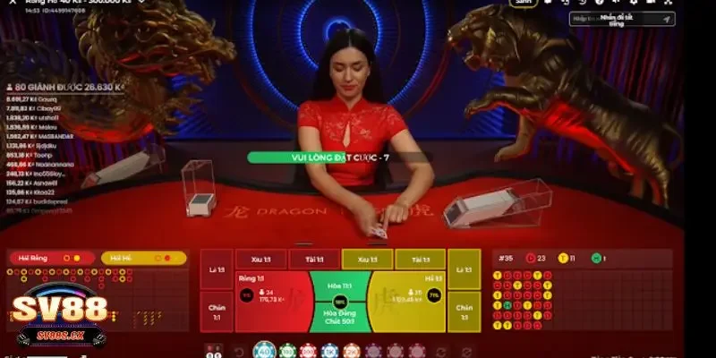 Chia sẻ những chiến thuật chơi bài Rồng Hổ SV88 hiệu quả