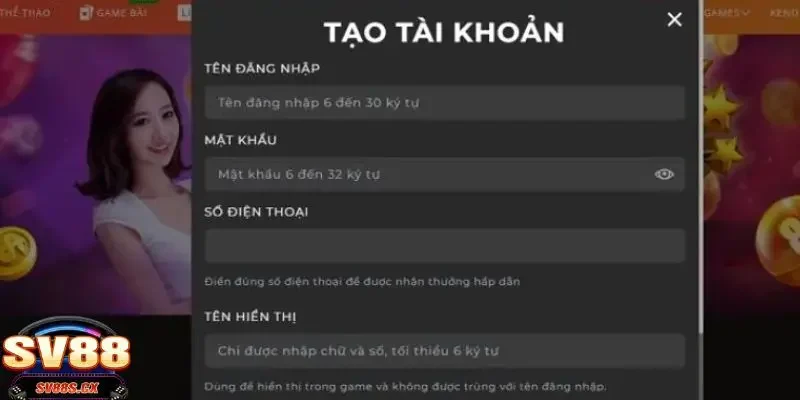 Hướng dẫn chi tiết các bước đăng ký SV88 dễ dàng và nhanh chóng