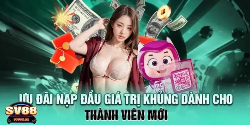 Chương trình khuyến mãi thành viên mới SV88 nhận 110% tiền nạp