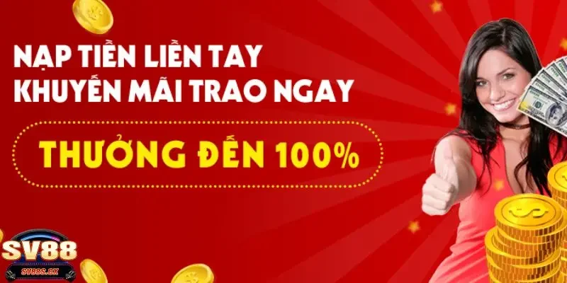 Hướng dẫn đăng ký nhận khuyến mãi SV88 thưởng nạp 100%
