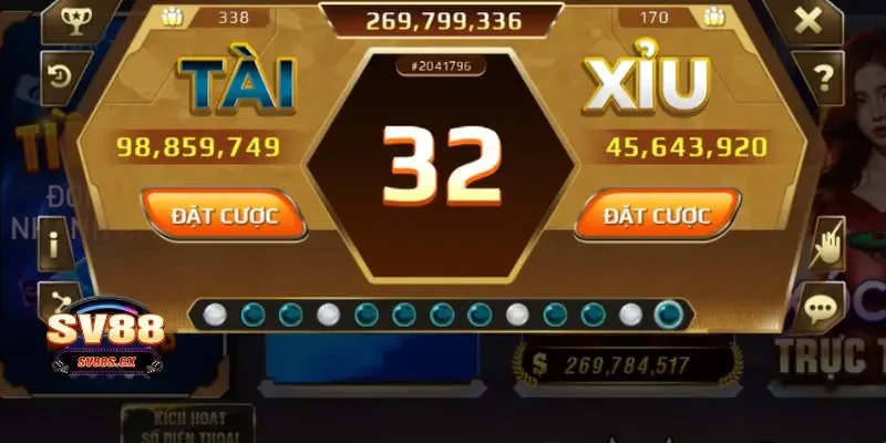 Bí quyết chơi tài xỉu bom tấn SV88 không thua