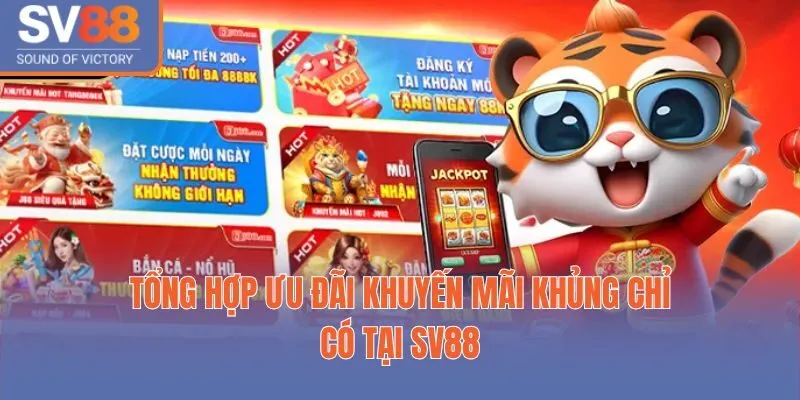 Tổng hợp ưu đãi khuyến mãi khủng chỉ có tại SV88